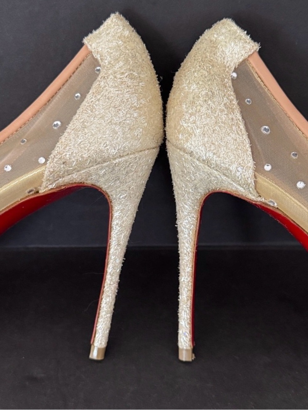 Christian Louboutin Follies Strass 100 pumps - Picture 7 of 17